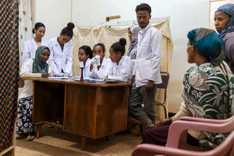 Gesundheitspersonal, Spital Attat Äthiopien