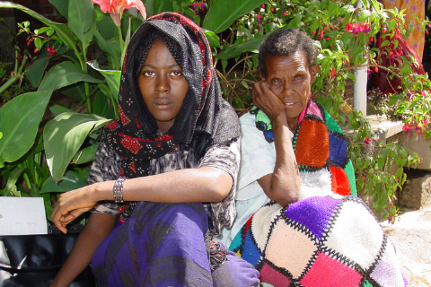 Femmes au centre de réhabilitation Desta Mender, Éthiopie