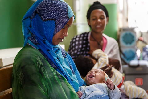 Maman et bébé, Éthiopie