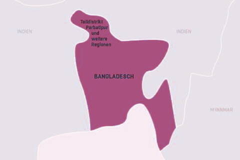 Map of Bangladesh