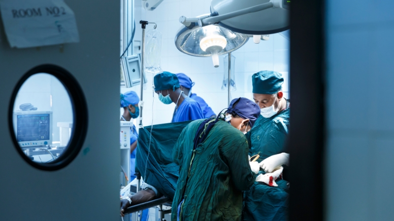 Operation Operationsszene.