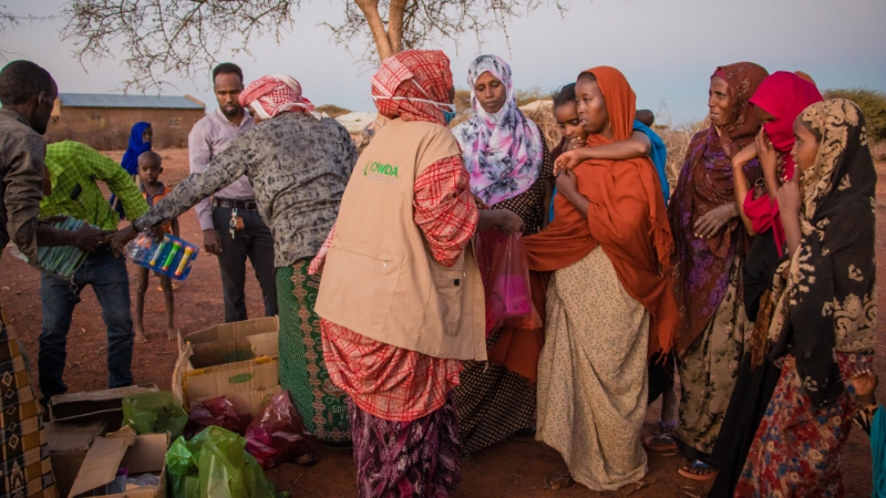 Verteilung von Nothilfe-Kits, Äthiopien