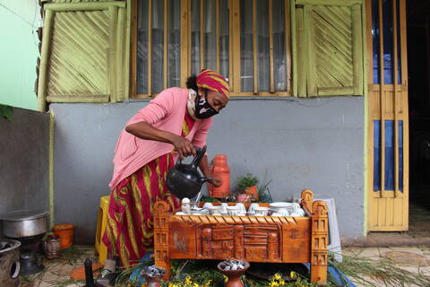 Woman at Desta Mender, Ethiopia