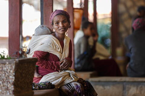 Woman in Attat Waiting Home, Ethiopia