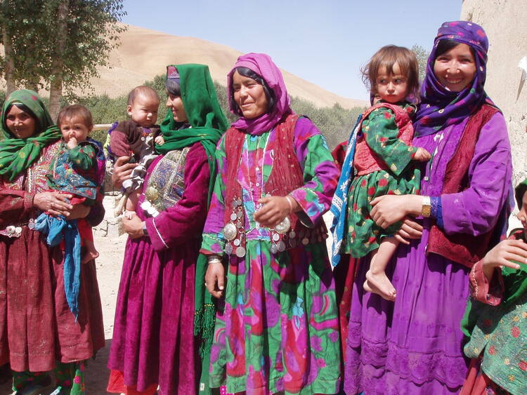 Afghanische Familie Afghanische Familie