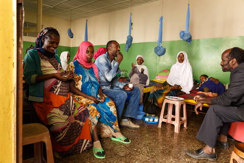 Families in Attat Waiting Home, Ethiopia